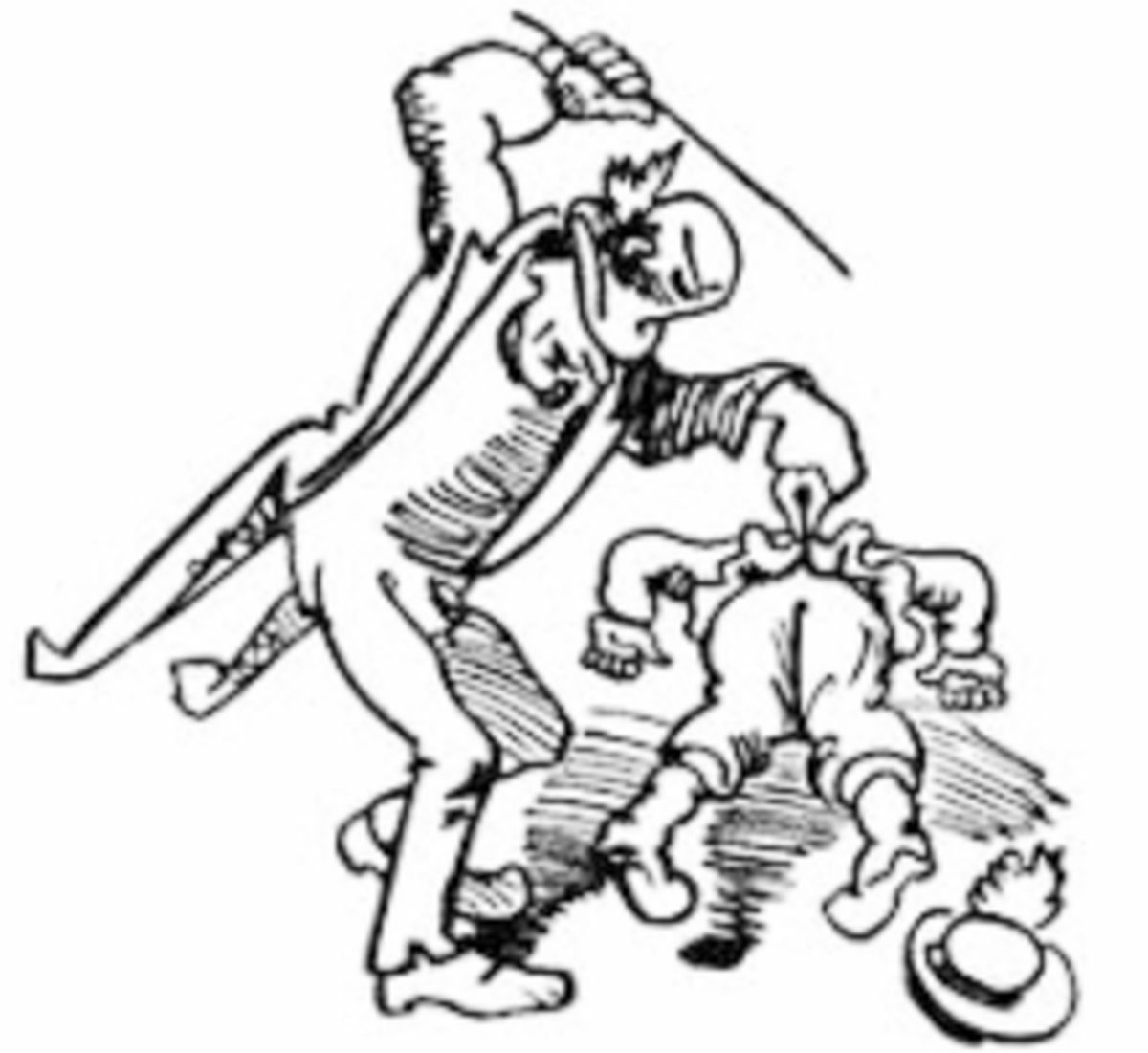 Prügelerziehung schädigt Kinder