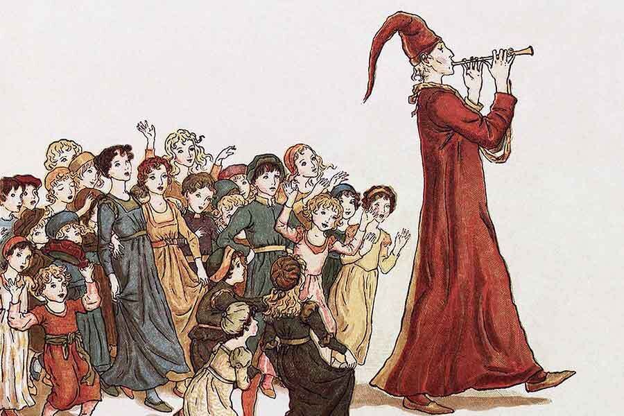 Die Fl&ouml;te des Rattenf&auml;ngers